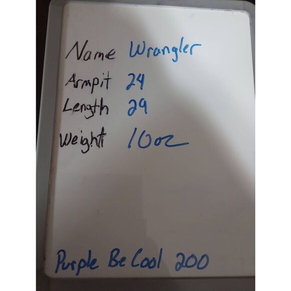 Wrangler Shirt Men's Large White Tan Button Front Rodeo - Picture 8 of 8